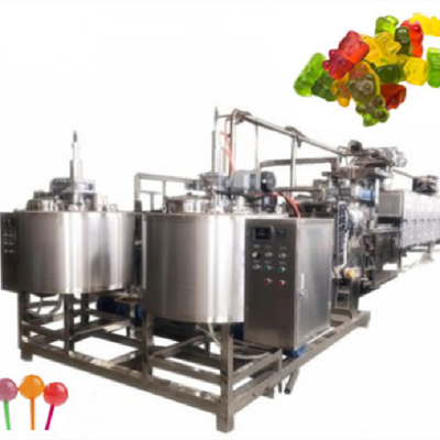 500 kg snack snoep automatische maakmachine/zachte snoep proces productielijn voor snoep