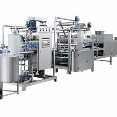 500kgs Candy Filling Machinery Production Line voor professioneel gummy candy maken