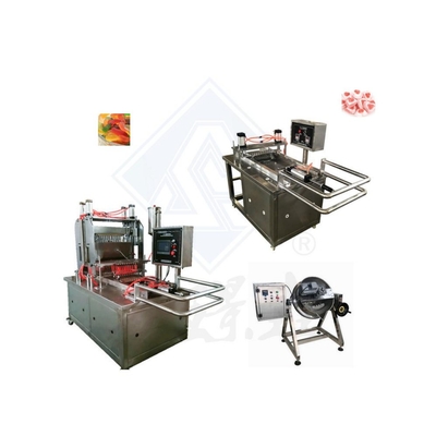 Voedsel en dranken winkels 50kgs/h Zoete gelatine Gummy Candy Maker met 3kw Power