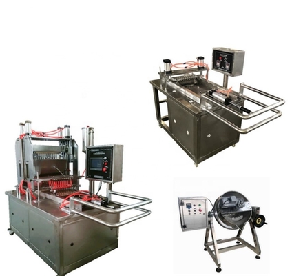 Geavanceerde Jelly Candy Making Machine voor Candy 500kgs Output Automatische Productie Lijn