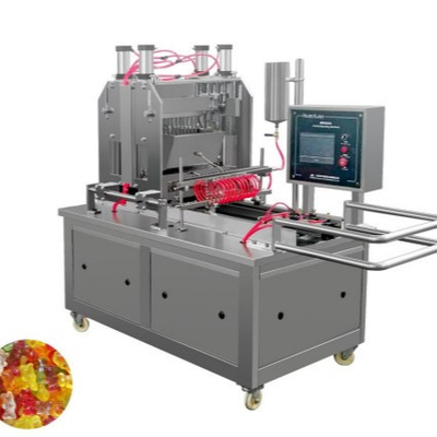 Kleine semi-automatische grootschalige industrieën CANDY Depositor machines voor zachte snoepbeer