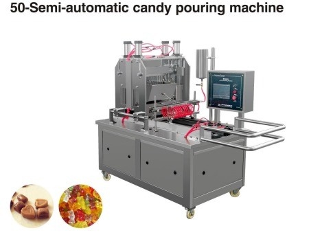 Volledige machine voor het maken van snoep voor de productie van kleine harde/lollipop/gummy snoepjes