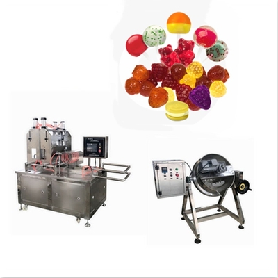 500 KG Volledig automatische Gummy Soft Jelly Candy Bear Making Machine Depositing Equipment