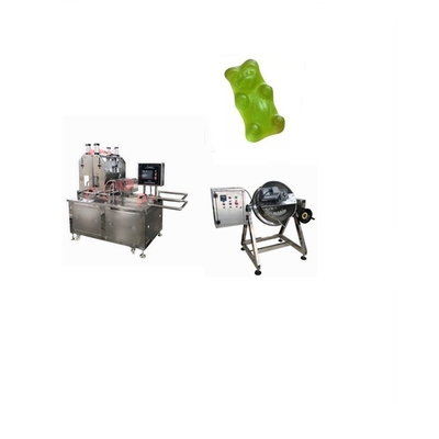 3kw Blauwe bessen Oranje watermeloen Gummy Machine voor Jelly Candy maken State-of-the-art