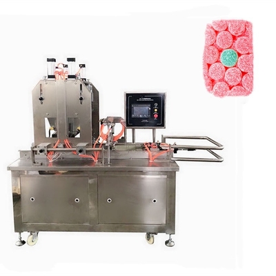 3kw Blauwe bessen Oranje watermeloen Gummy Machine voor Jelly Candy maken State-of-the-art