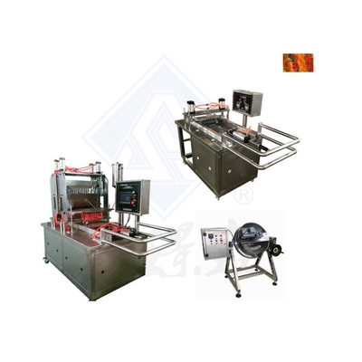 220V 3kw Commerciële Ananas Soft Candy Maker Gummy Candy Making Machine met ontwerp