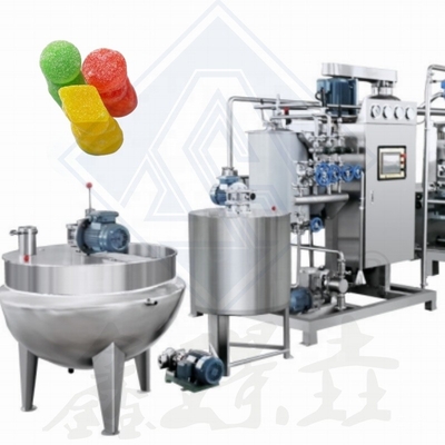 Soft Candy Production Line Automatische Gummy Candy Bear Maker 1900*900*1620mm