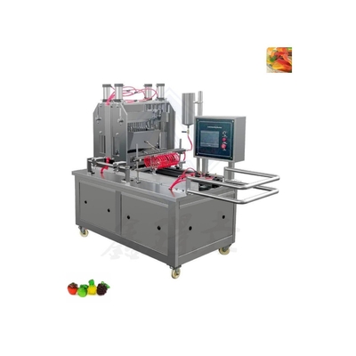Hoge productiviteit zachte snoepmaker voor het maken van bonen appels Gummy Candy