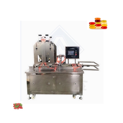Roestvrij staal kersenringe Gummy Candy Maker voor landelijke markten 20-50 kg/uur