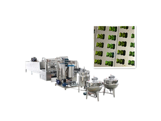Automatische machine voor het maken van gummy mint snoep met pectine