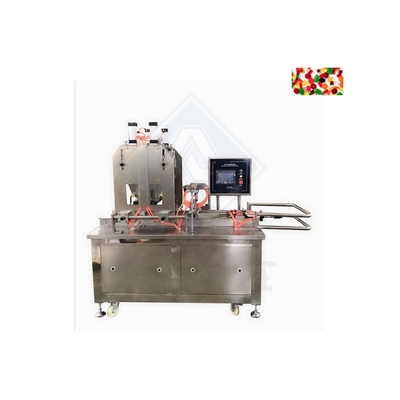 Roestvrij staal 1900*900*1620mm Gespleten Gummies Depositing Machine voor Gummy Candy Making