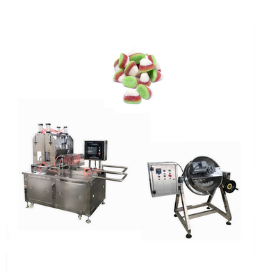 20-50 kg/uur Soorted Soft Candy Depositing Machine voor de industriële productie van jelly candy