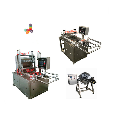 20-50 kg/uur Soorted Soft Candy Depositing Machine voor de industriële productie van jelly candy