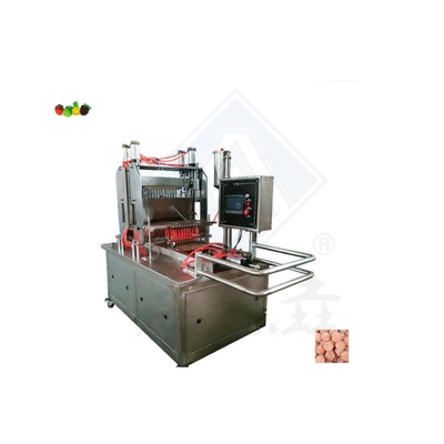 Semi-automatische zachte gele gummi snoepmachine 50 kg/uur in 1900*900*1620mm Grootte