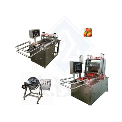 Industriële gelatine op basis van suiker, zachte gelei, gummy candy-machine voor productie