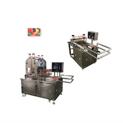 Hoge productiviteit 50 kg/uur Pectine Bear Gummy Machine Depositor Jelly Gummy Candy Maker 3kw