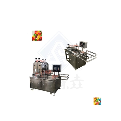 20-50 kg/uur Multifunktioneel Geassorteerd Fruit Bean Gummies Depositor Jelly Gummy Candy Maker