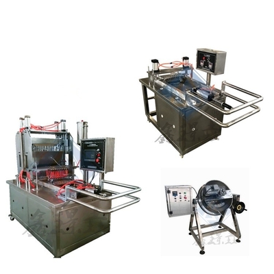 500 kg automatische industriële elektrische gummi snoepmachine voor het maken van gelei en harde snoep