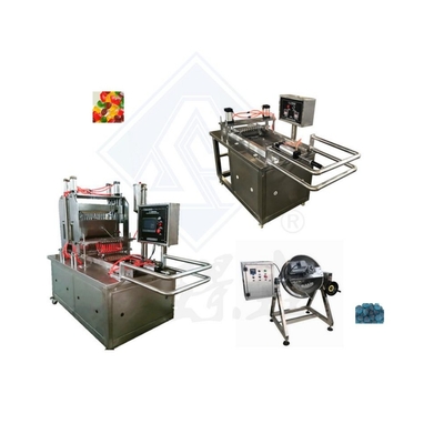 Dubbelkleurige Gummies Depositor Jelly Gummy Candy Maker Multifunctionele machines