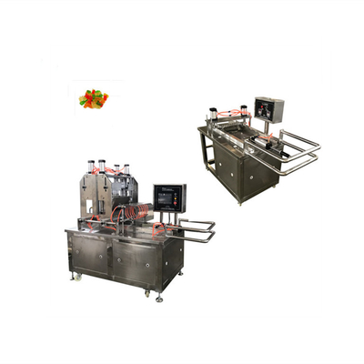 Dubbelkleurige Gummies Depositor Jelly Gummy Candy Maker Multifunctionele machines