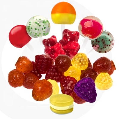 Aanpasbare kleine multi-smaak harde / zachte Jelly Candy Machine voor Toffees en meer