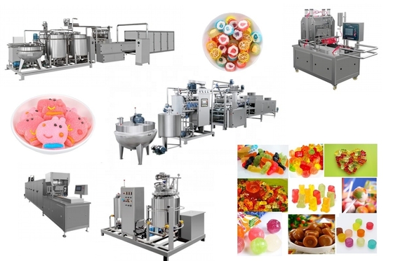Aanpasbare kleine multi-smaak harde / zachte Jelly Candy Machine voor Toffees en meer