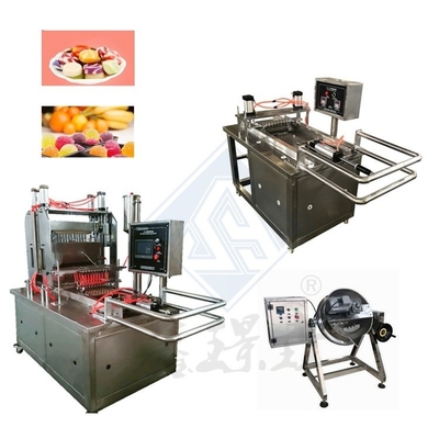 Kleine Jelly Candy-machine met een hoge productiviteit en een gemakkelijke bediening 500 kg