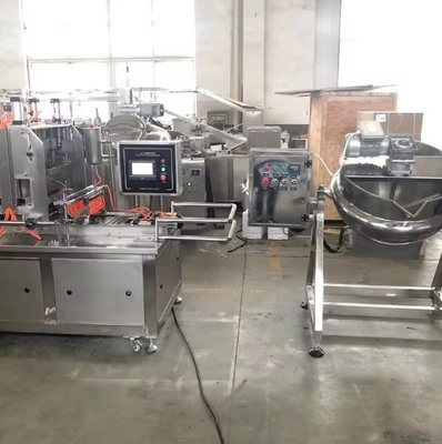 1500W Cake Soft Hard Gel Toffee Candy Gietmachine met semi-automatische functie