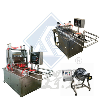 Fructose-gebaseerde semi-automatische handmatige servocontrole zachte en harde snoepgietmachine
